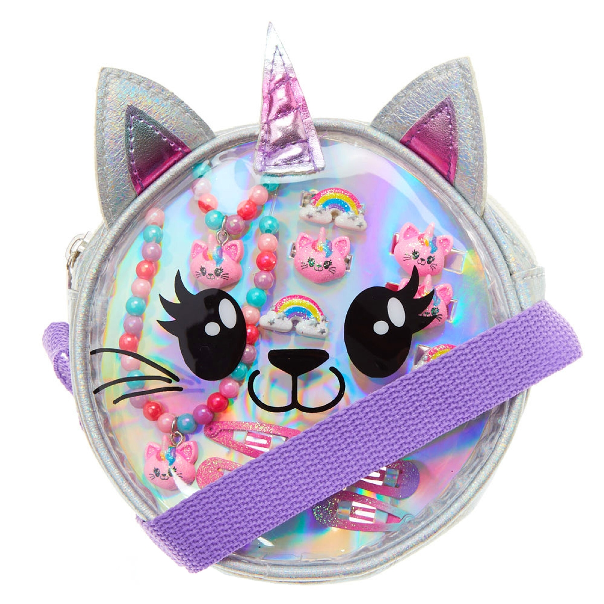 Claire's Club Unicorn Accessory Set - Pink