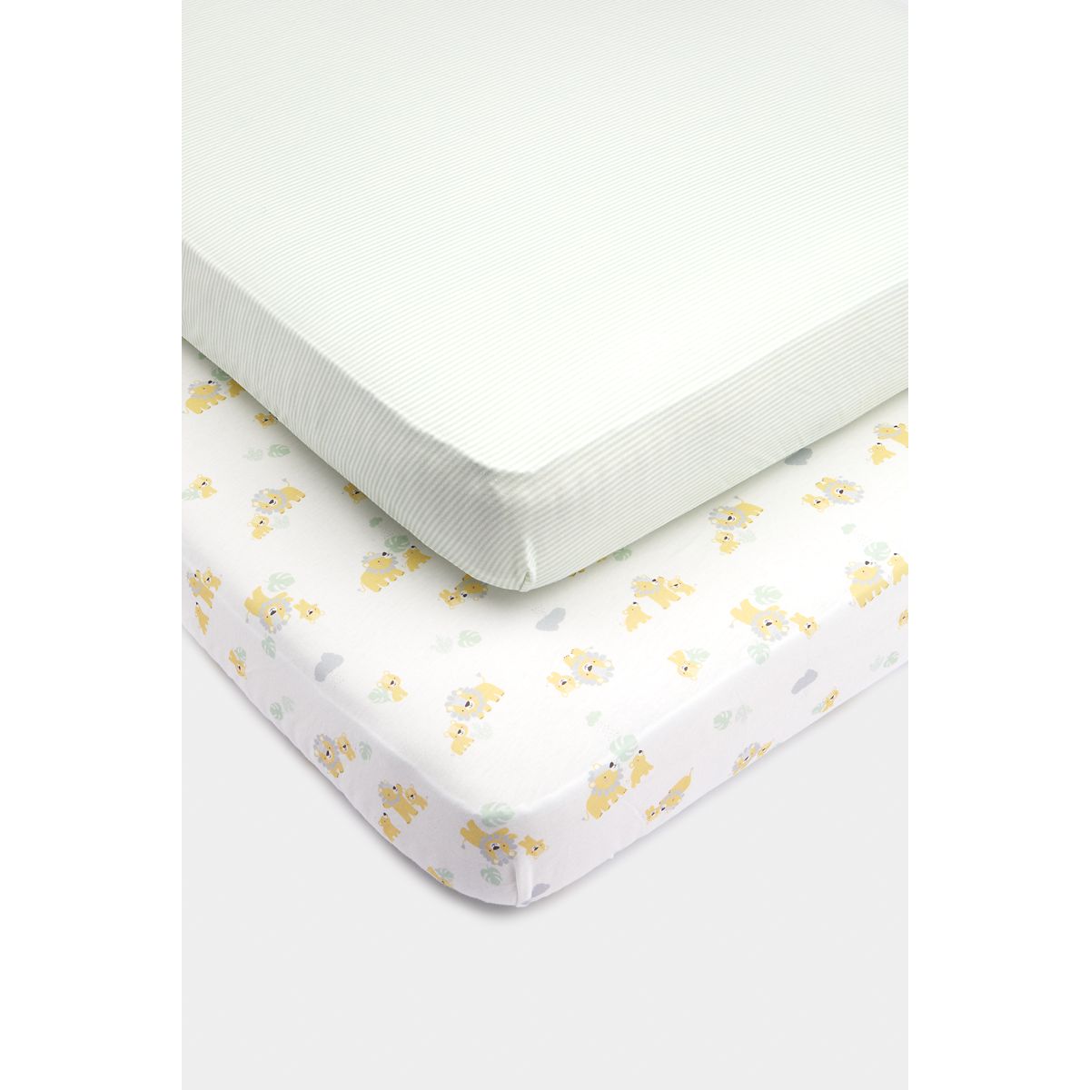 Buy Mothercare Lion Fitted Cot Bed Sheets 2 Pack online Mothercare UAE