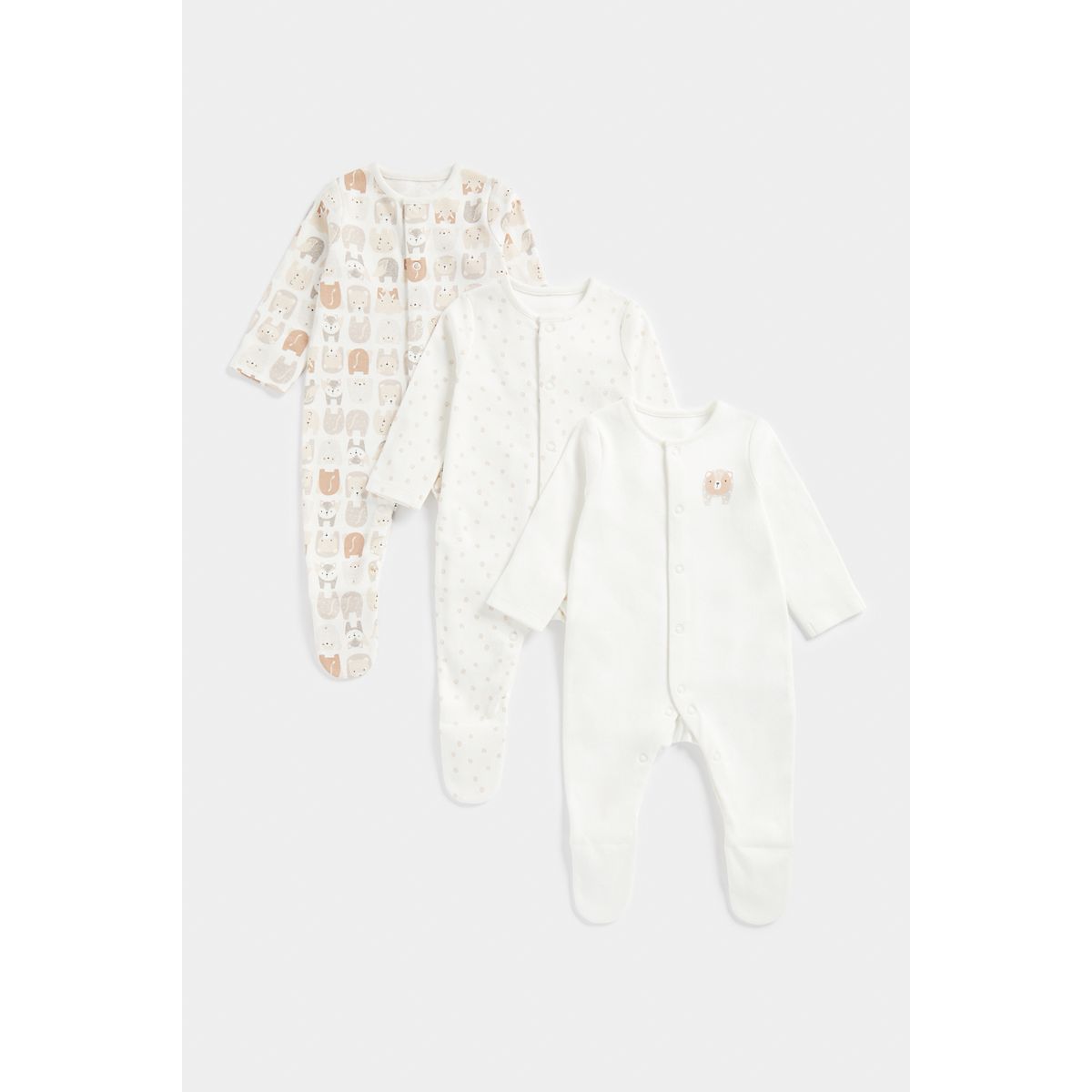 Mothercare 2024 unisex sleepsuits