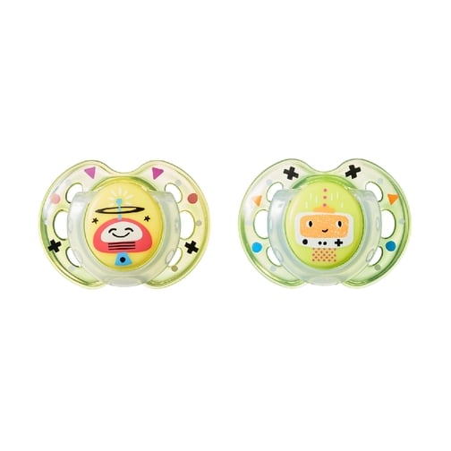 Tommee Tippee - Fun Style Soother - Pack of 2 - Pink