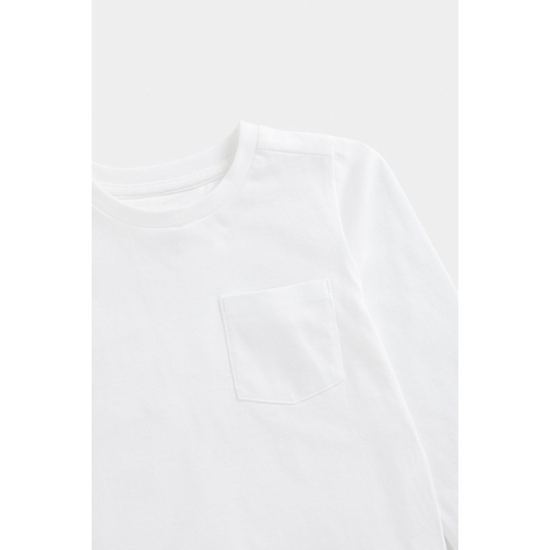 White Long Sleeved T Shirt