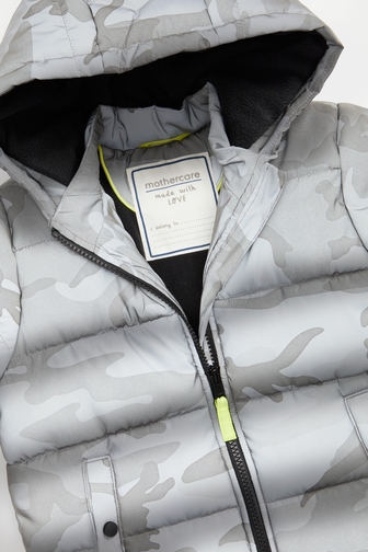 Reflective camo sales down jacket