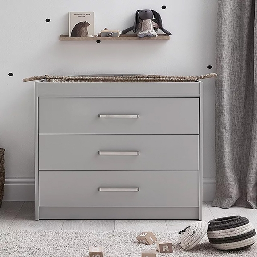 White deals grey dresser