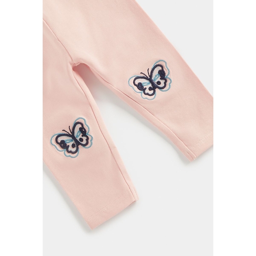 Print Leggings 3 Pack - Pink Butterfly