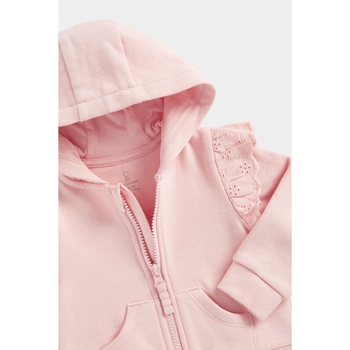 Pale pink 2024 zip up hoodie