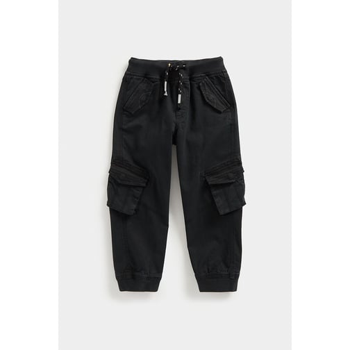 Black cargo pants