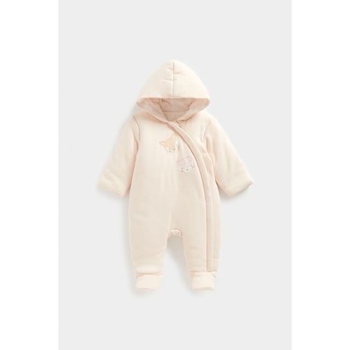 Baby store fleece pramsuit