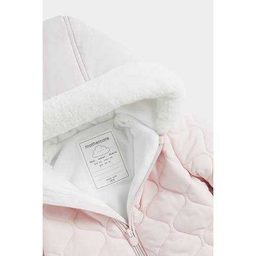 Quilted snowsuit best sale