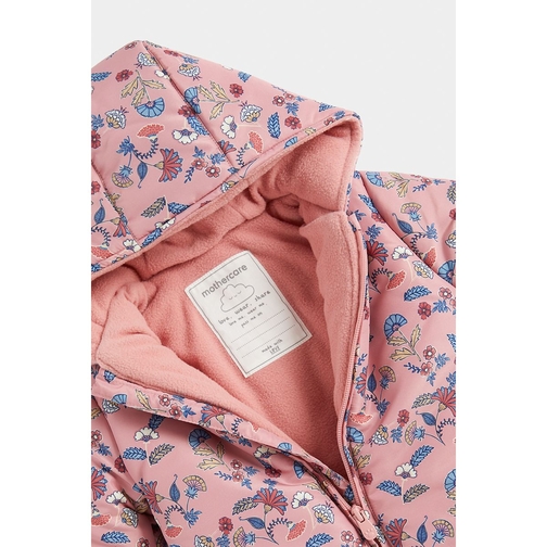 Buy Pink Floral Snowsuit online Mothercare UAE