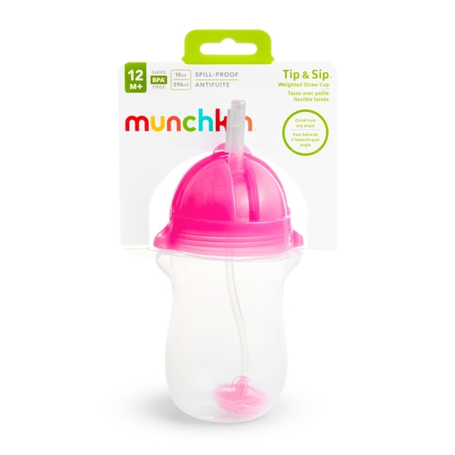 Munchkin Tip & Sip Click Lock Weighted Straw Trainer Cup 6m+ 207ml