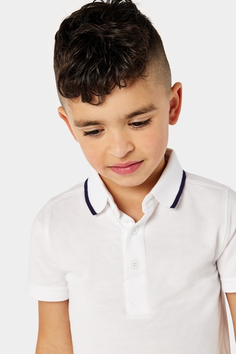 Buy White Polo Shirt online Mothercare UAE