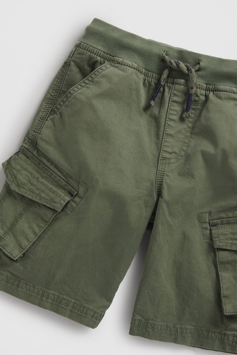 Khaki cargo online shorts