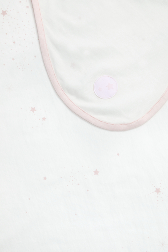 Mothercare Cotton Swaddling Blanket Pink Star