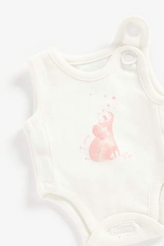 Buy Pink Premature Baby Bodysuits 3 Pack online Mothercare UAE