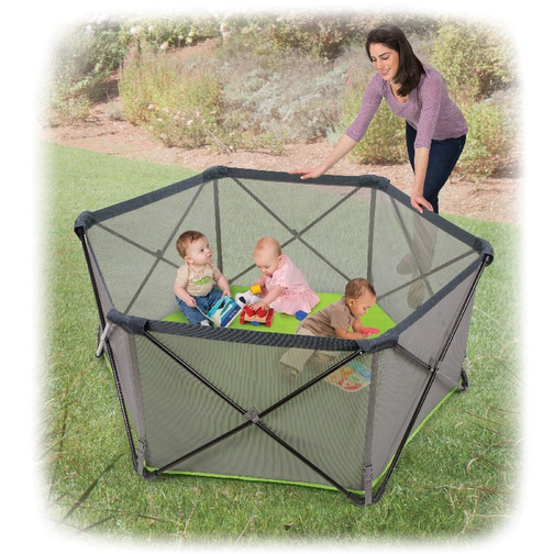 Infant pop up store playpen